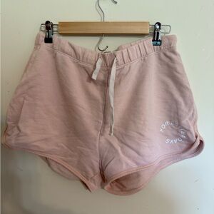 High Waist Pink Women's Shorts
